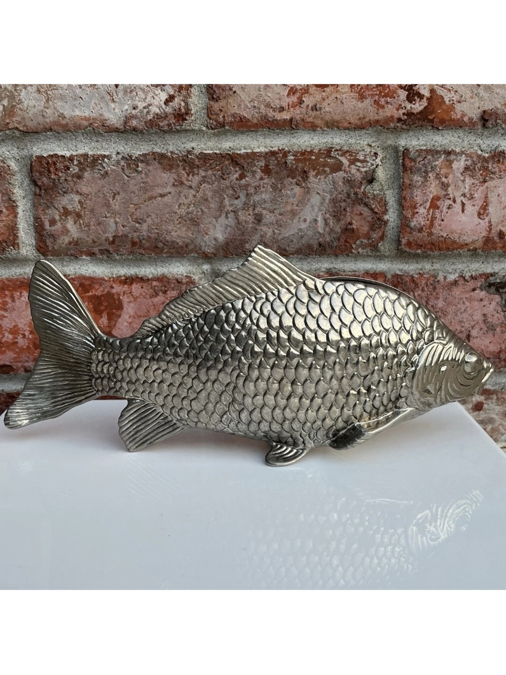Vintage Regal Silver Plated Fish Napkin Holder Modello Depositato Made In Italy - Picture 6 of 16